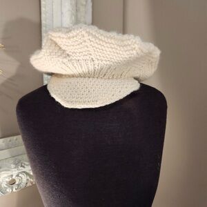 John Molloy Cream Wool Cap from Ireland 100% Wool